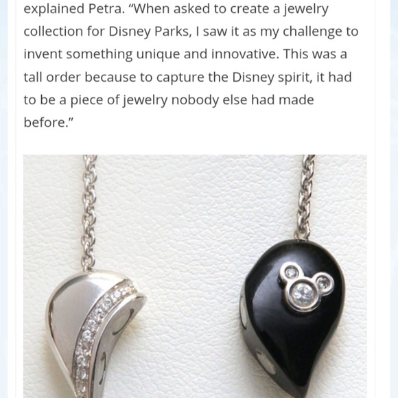 Disney RED Heart Pendant by Petra Azar - Picture 3 of 6